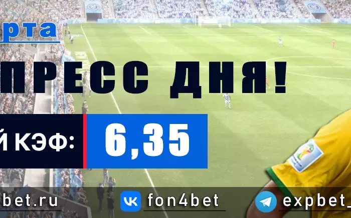 Точный Фонбет экспресс прогноз на 19 марта (Кэф. 6,35)