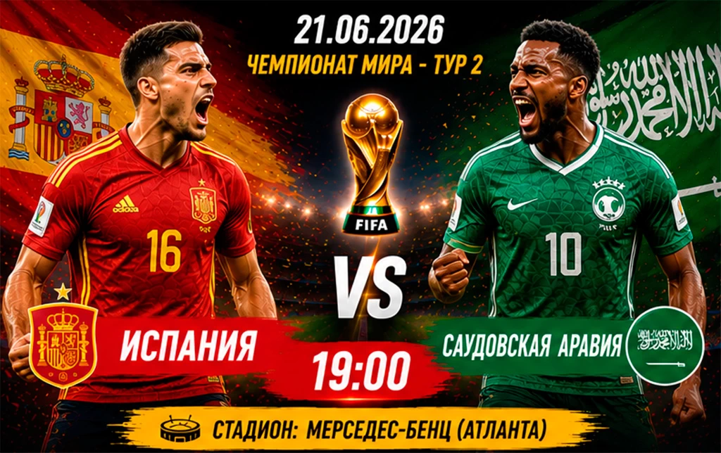 Испания — Саудовская Аравия