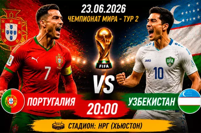 Прогноз на матч Португалия — Узбекистан ⚽ коэффициент 1.45: разгром или сенсация на чемпионате мира?
