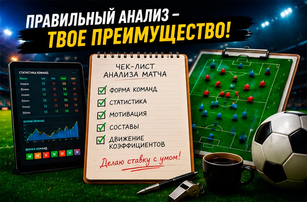 Чек-лист анализа матча