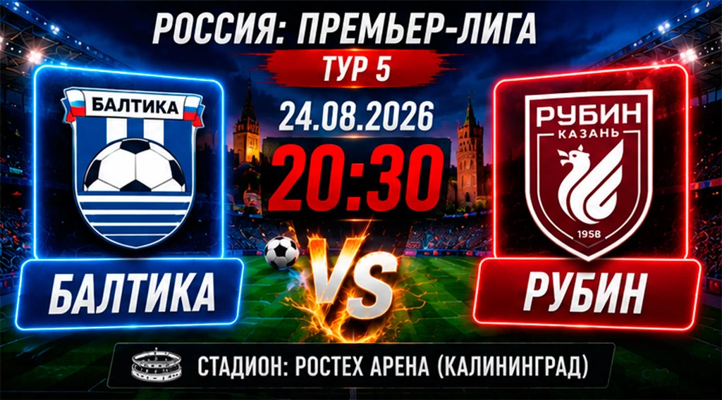 Балтика - Рубин прогноз