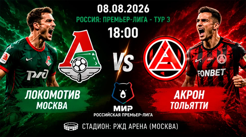 Локомотив — Акрон