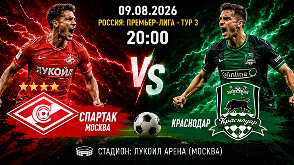 Спартак — Краснодар