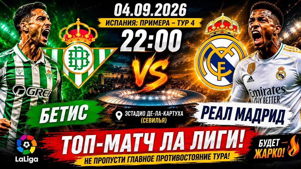 Бетис - Реал Мадрид прогноз