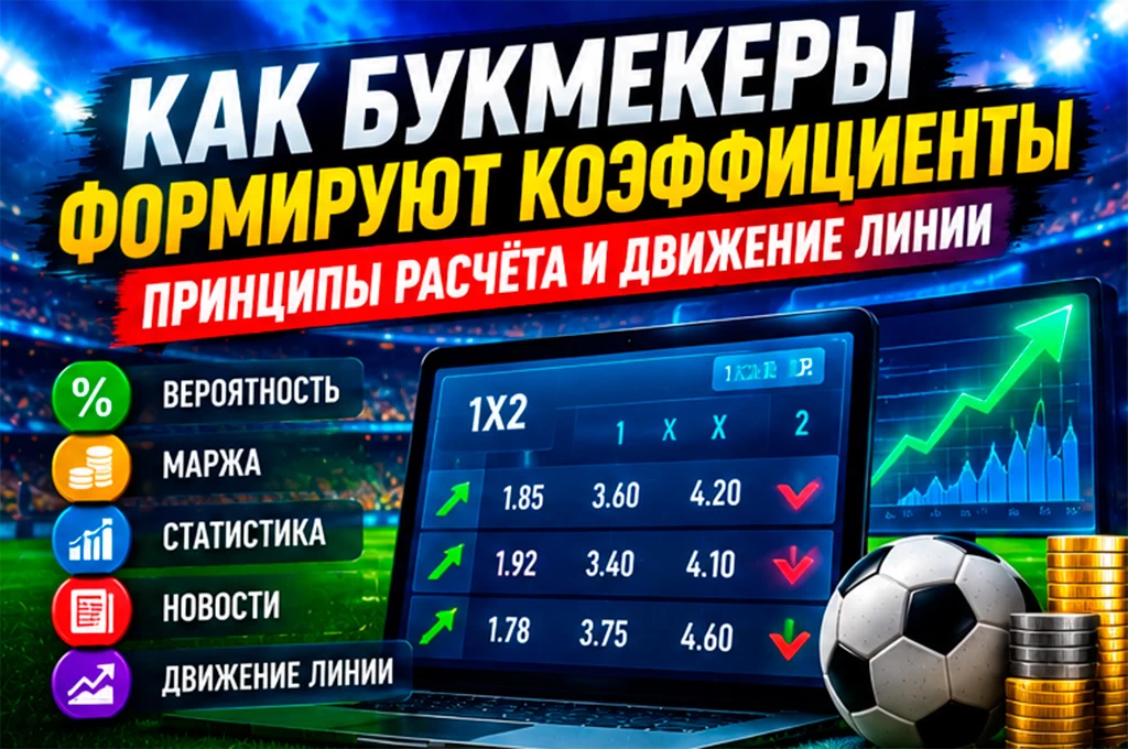 Как букмекеры формируют коэффициенты