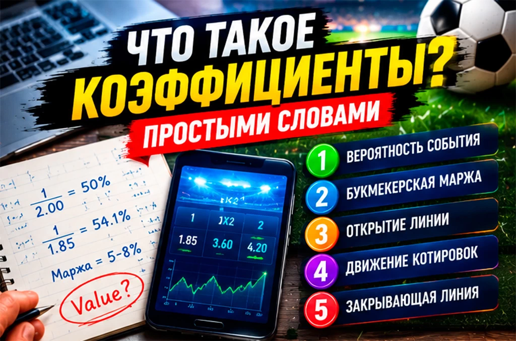 Как букмекеры формируют коэффициенты