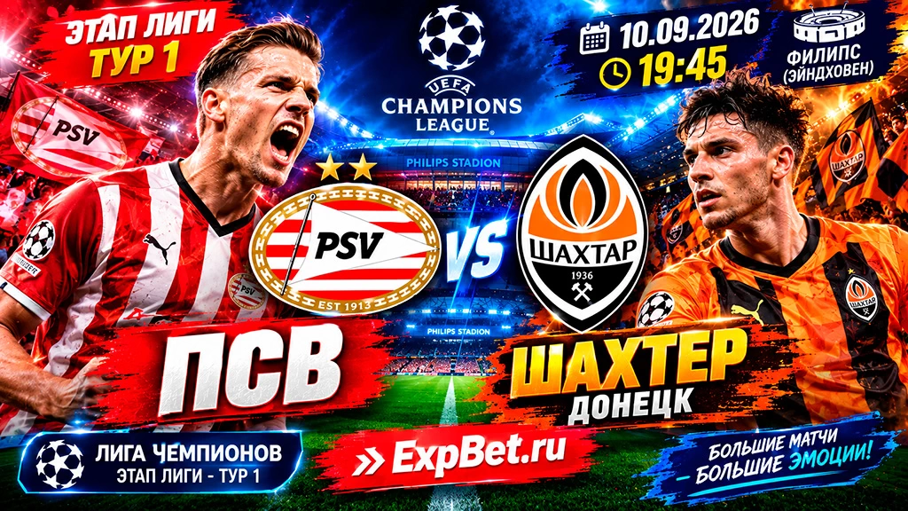 ПСВ - Шахтер Донецк прогноз